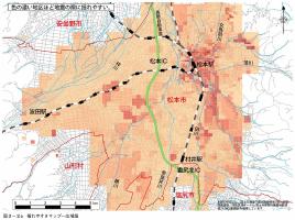 図3-2a 揺れやすさマップ-広域版の画像