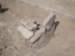 カマドの跡の画像