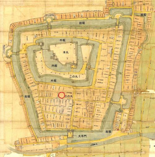 享保十三年 秋改 松本城下絵図