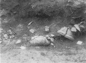 土器出土状況(第1次)