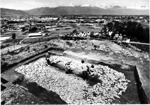 主体部 竪穴式石室の調査