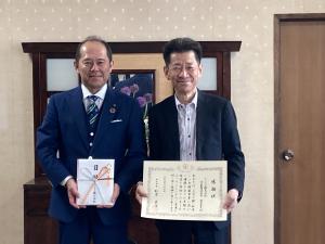 Ｔｉｓ様感謝状贈呈式