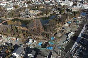 南・西外堀復元(調査範囲)