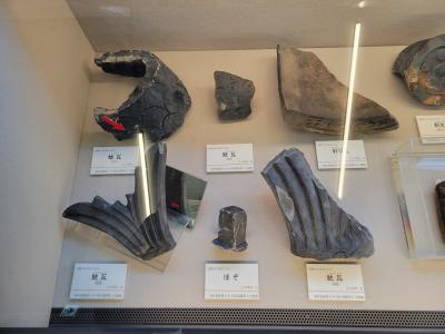 展示風景　松本城南外堀跡・西外堀跡　鯱瓦