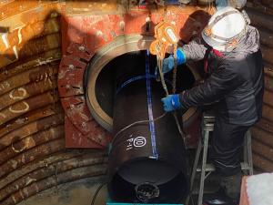 耐震工事の様子