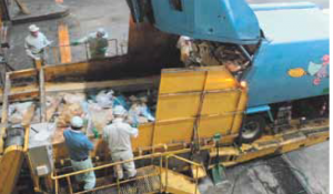 展開検査の様子