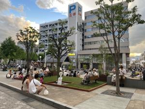 花時計公園社会実験1