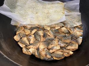 鯖のカレー風味煮２