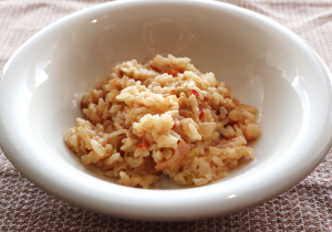 ゴーヤのワタリゾット