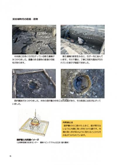 深志城時代の遺構・遺物　見本1