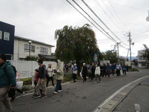 ウォークラリーの様子