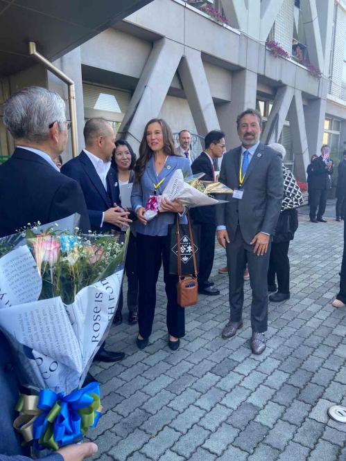 歓迎セレモニー