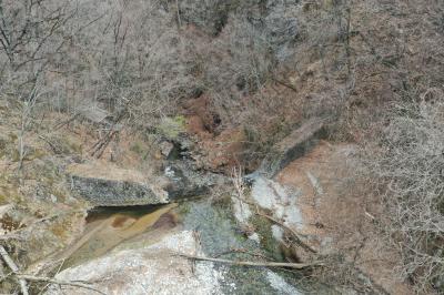 宮海道堰堤上流上空より全景