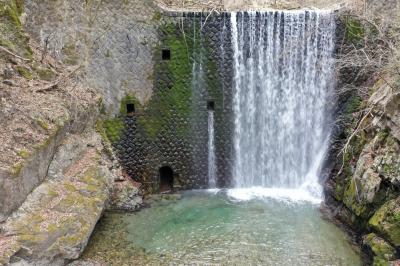 宮海道堰堤下流正面