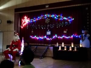 サンタさんが来て