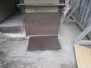 便所南側復旧後