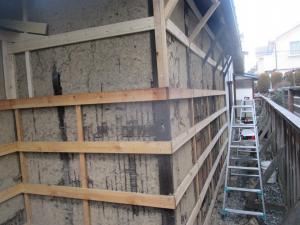 便所既存外壁部分