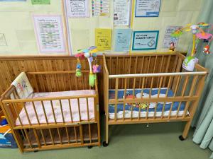 ベビーベッドの写真