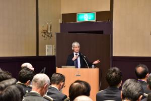 講演する大島堅一氏