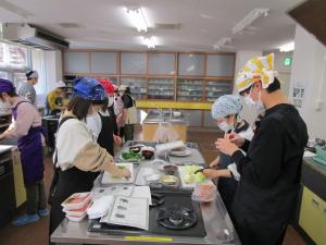 料理教室の様子
