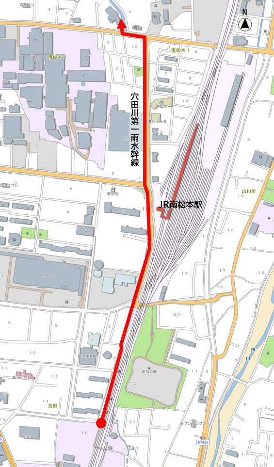 穴田第一雨水幹線