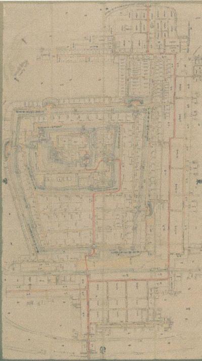 師岡総本家伝来松本城中絵図