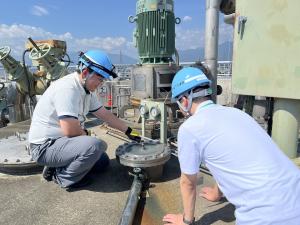 浄化センター見学