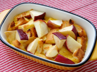 皮付きりんごのパン耳プディング