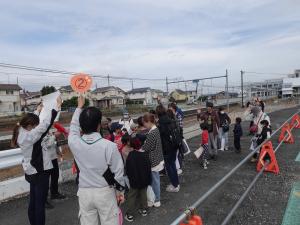 村井駅周辺工事現場見学②