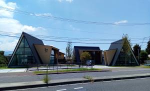 まちなかのテント写真