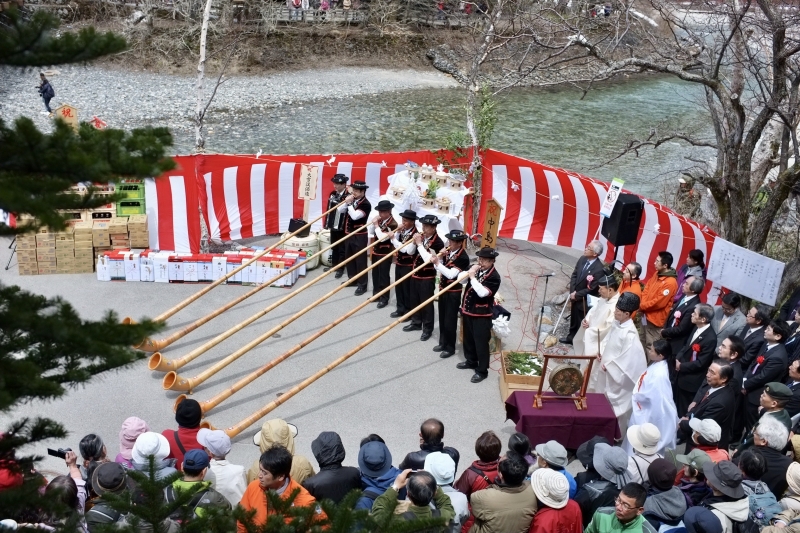 上高地開山祭