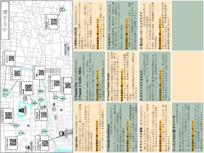 移住者が営むゲストハウスMAP裏