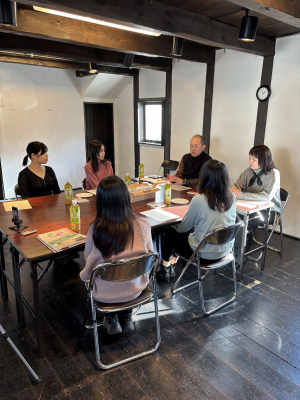 市長と懇談中の様子