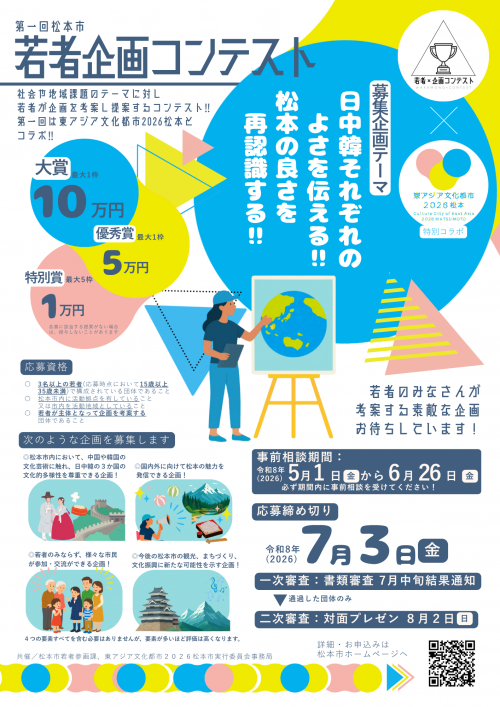 若者企画コンテストチラシ