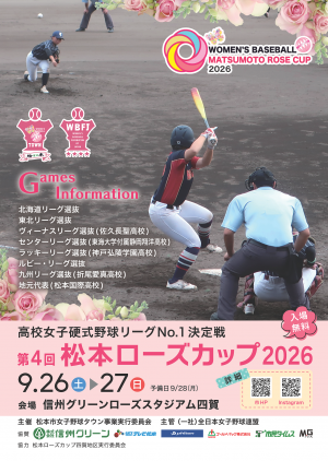 第4回松本ローズカップ2026ポスター